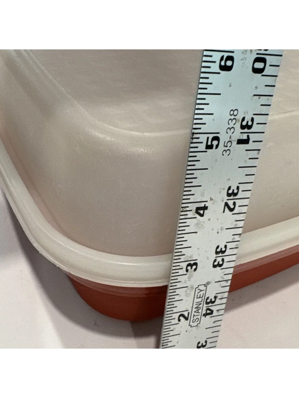 Tupperware Season Serve Vintage Meat Marinade Container Lid Paprika Red 11x9
